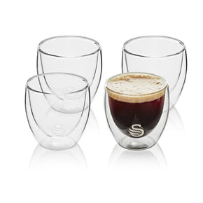 Swan MUG Swan 100ml Espresso Double Walled Glasses (7229327835225)