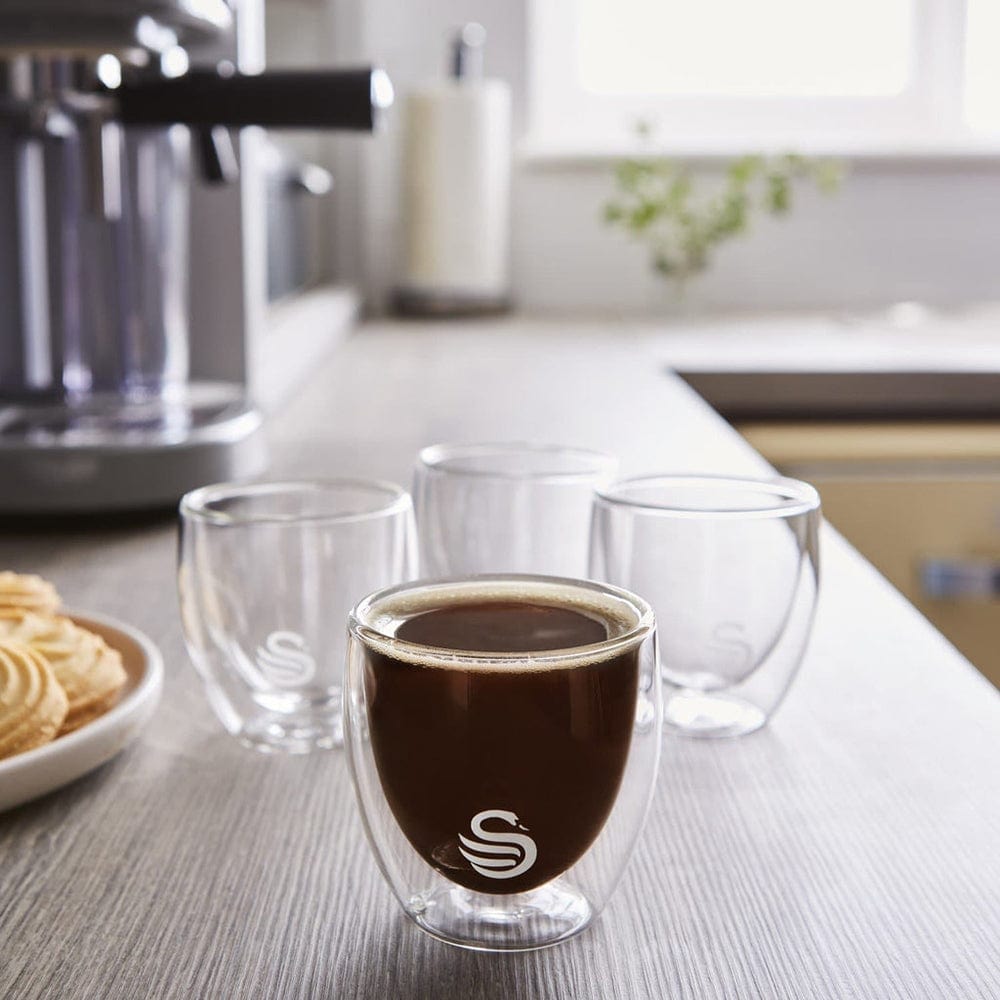 Swan MUG Swan 100ml Espresso Double Walled Glasses (7229327835225)