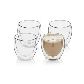 Swan MUG Swan 250ml Cappuccino Double Walled Glasses (7229332455513)