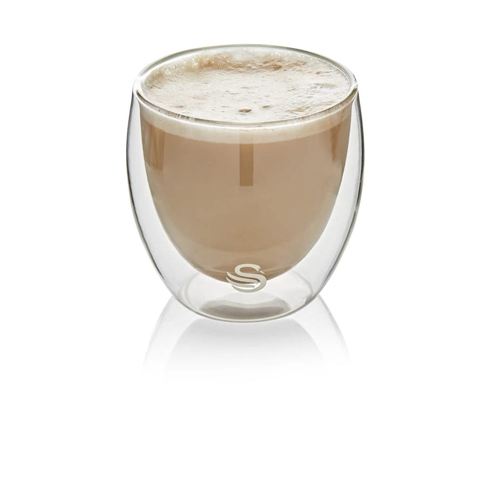 Swan MUG Swan 250ml Cappuccino Double Walled Glasses (7229332455513)
