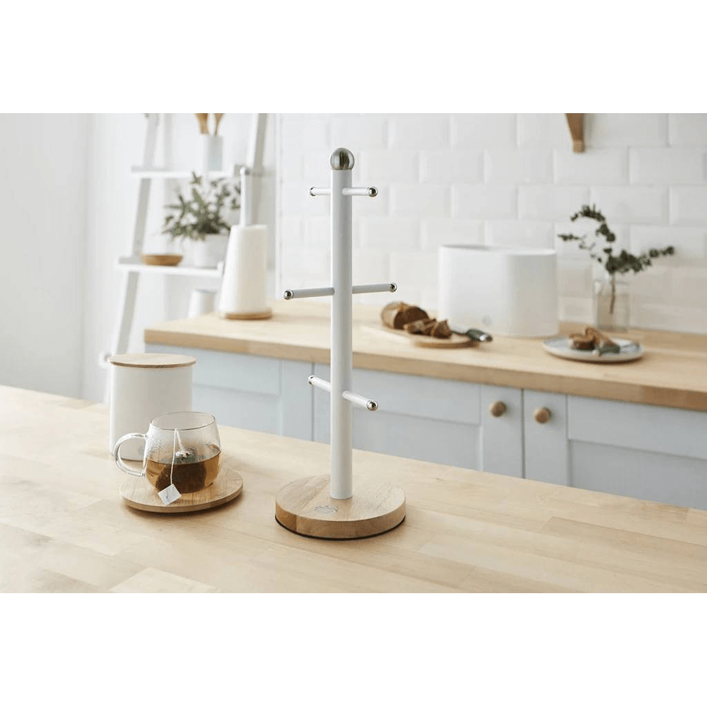 Swan Mug Tree Swan Nordic 6 Cup Mug Tree White SKWA17510WHTN (6716866101337)