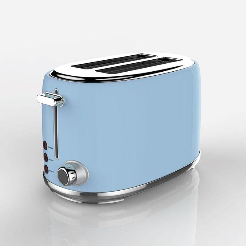 Swan TOASTER Swan 2 Slice Stainless Steel Blue Toaster ST01B (6716377235545)