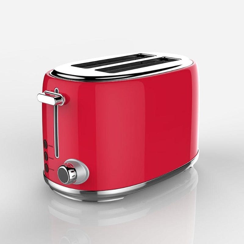 Swan TOASTER Swan 2 Slice Stainless Steel Red Toaster ST01R (6716391817305)
