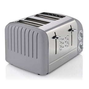 Swan TOASTER Swan 4 Slice Retro Gray Toaster SRT6G (7229406904409)