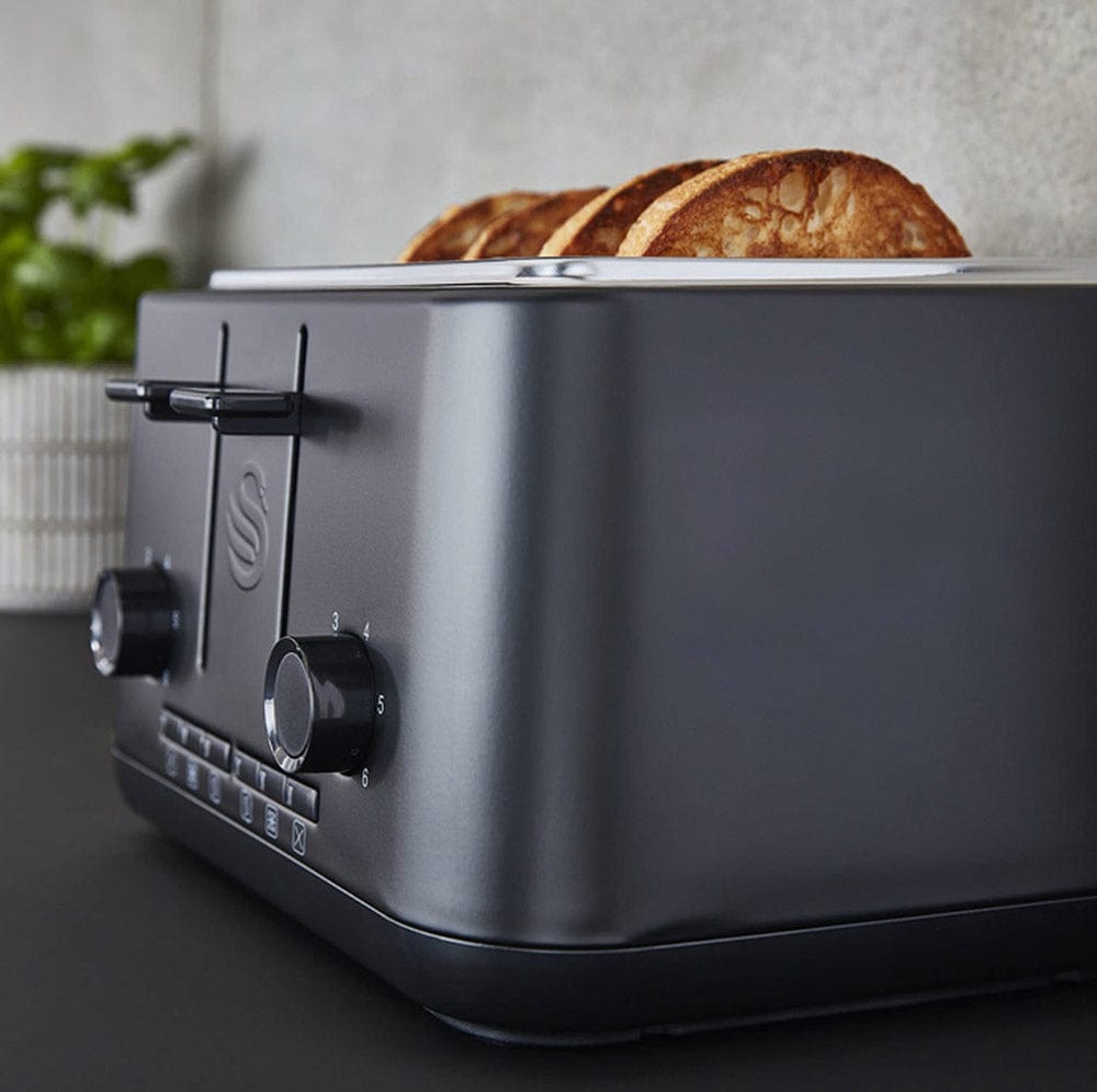 Swan TOASTER Swan Stealth 4 Slice Toaster SST8 (7229337403481)