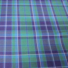 TARTAN CHECK Dress Fabrics Tartan Check Green Fabric (4771388981337)