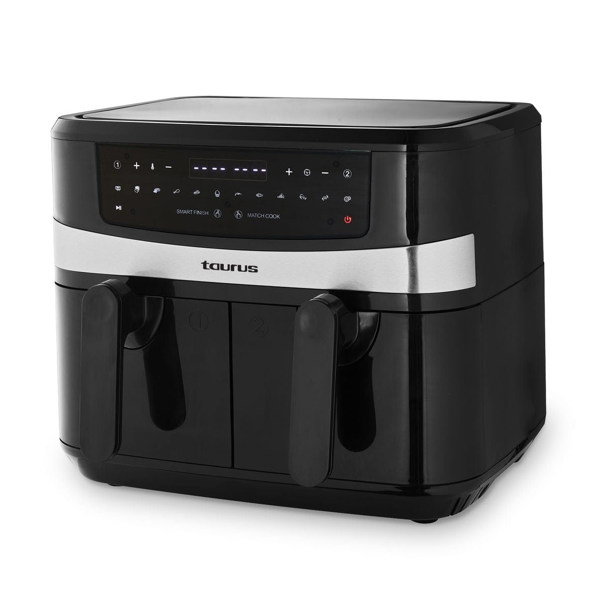 Taurus AIR FRYER Taurus Air Fryer Dual Zone Digital Non Stick Black 9l 1750w (7236867555417)