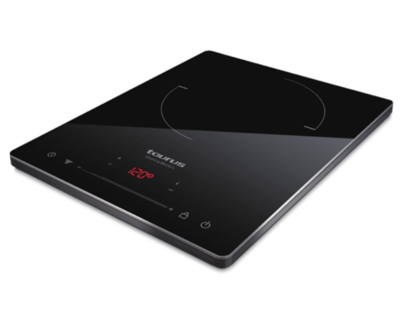 Taurus Induction Cooker Taurus Induction Cooker Single Led Display Crystal Black Variable Heat Settings 2000w "Darkfire" (6806887006297)