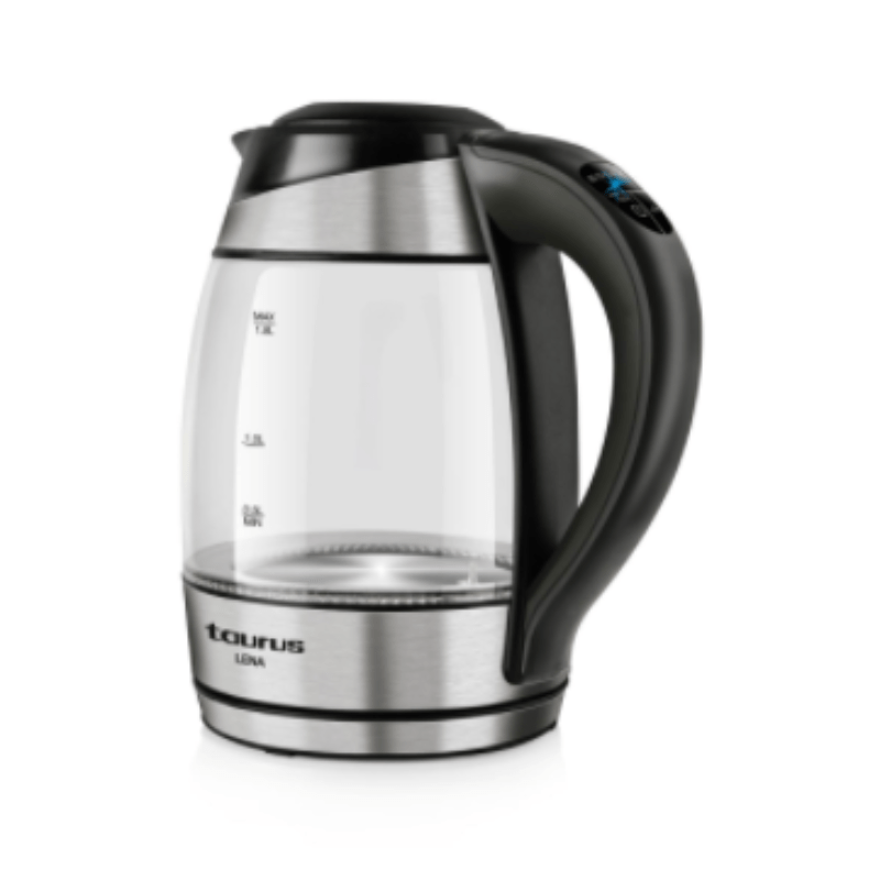 Taurus KETTLE Taurus Kettle Digital 360 Degree Cordless Glass Black 1.7 Litre 2200W Lena (6782154047577)