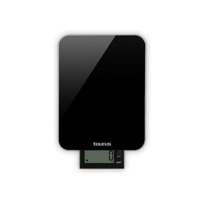 Taurus Kitchen SCALE Taurus Kitchen Scale Battery Operated Glass Black 10kg (7233526562905)