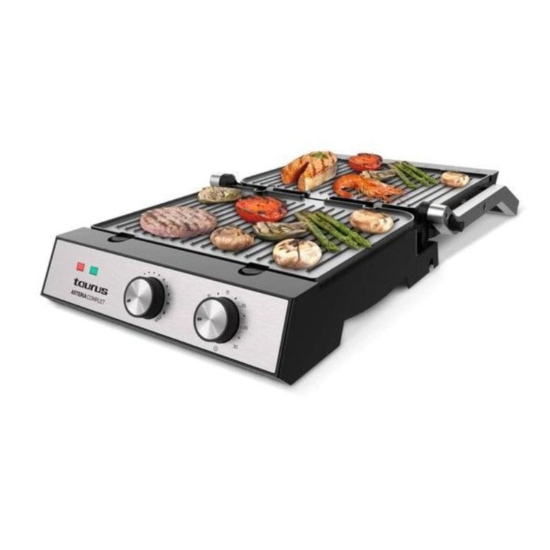Taurus Press Taurus Panini Press Adjustable Temperature Black 29 X 23cm 2000W "Asteria Complet" (6806785097817)