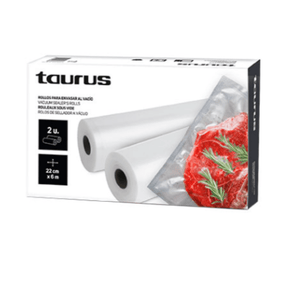 Taurus Vacuum Sealer Rolls Taurus Vacuum Sealer Bags Plastic 22x600cm VAC6000 (6941829627993)