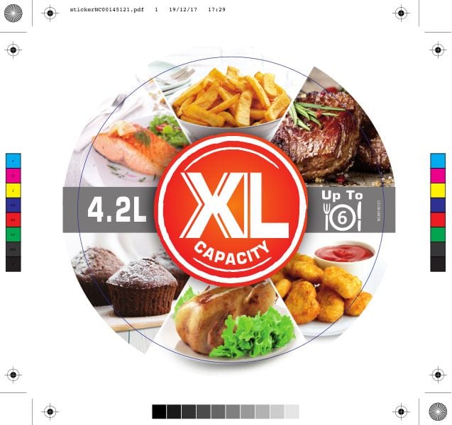 TEFAL AIR FRYER Tefal Easy Fry 4.2L Deluxe Digital Air Fryer 1.2kg Silver (7157716222041)