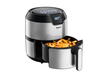 TEFAL AIR FRYER Tefal Easy Fry 4.2L Deluxe Digital Air Fryer 1.2kg Silver (7157716222041)