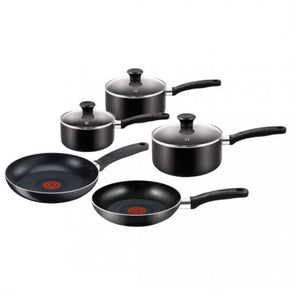 TEFAL POTS Tefal Essential Non-Stick 8 Piece Cookware Set (7157683486809)