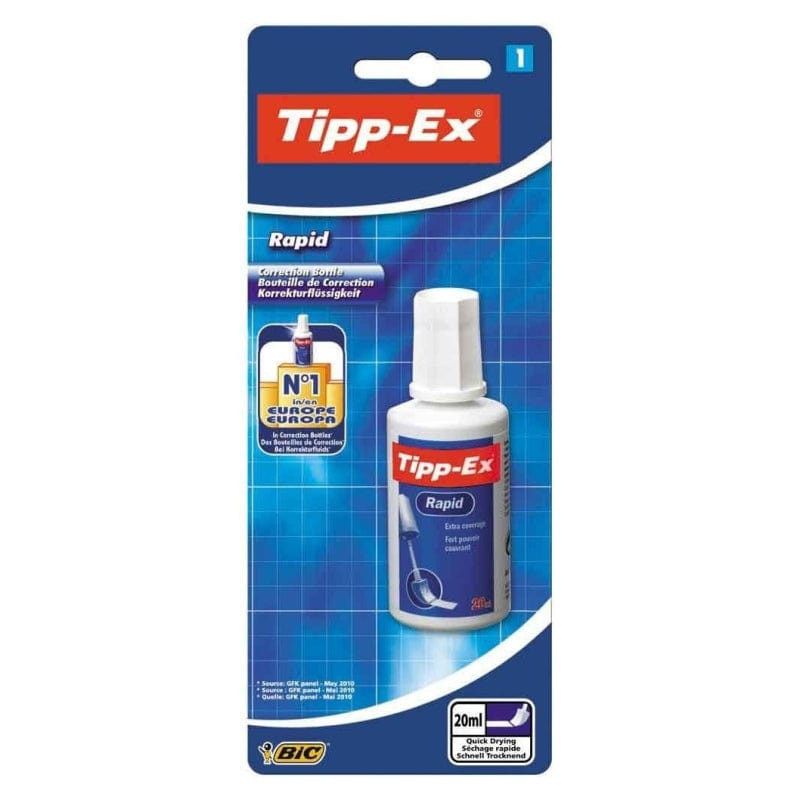Type Ex Tipp-Ex Rapid Correction Fluid 20ml for Sale - ️View Prices Online