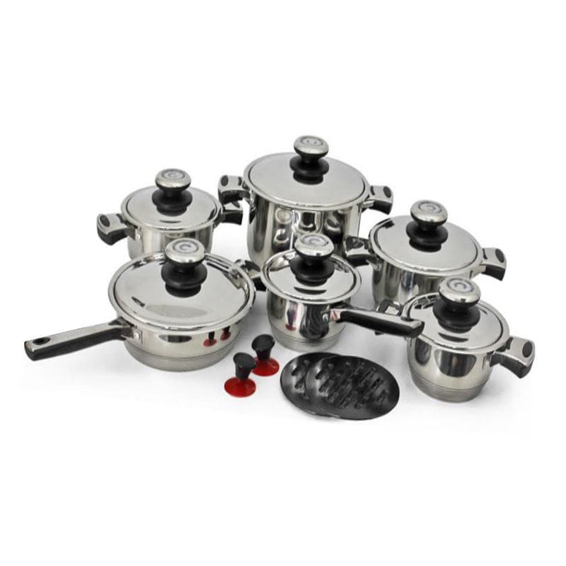 Tissolli Tissolli Therma Knob 16 piece Pot Set (2125382090841)