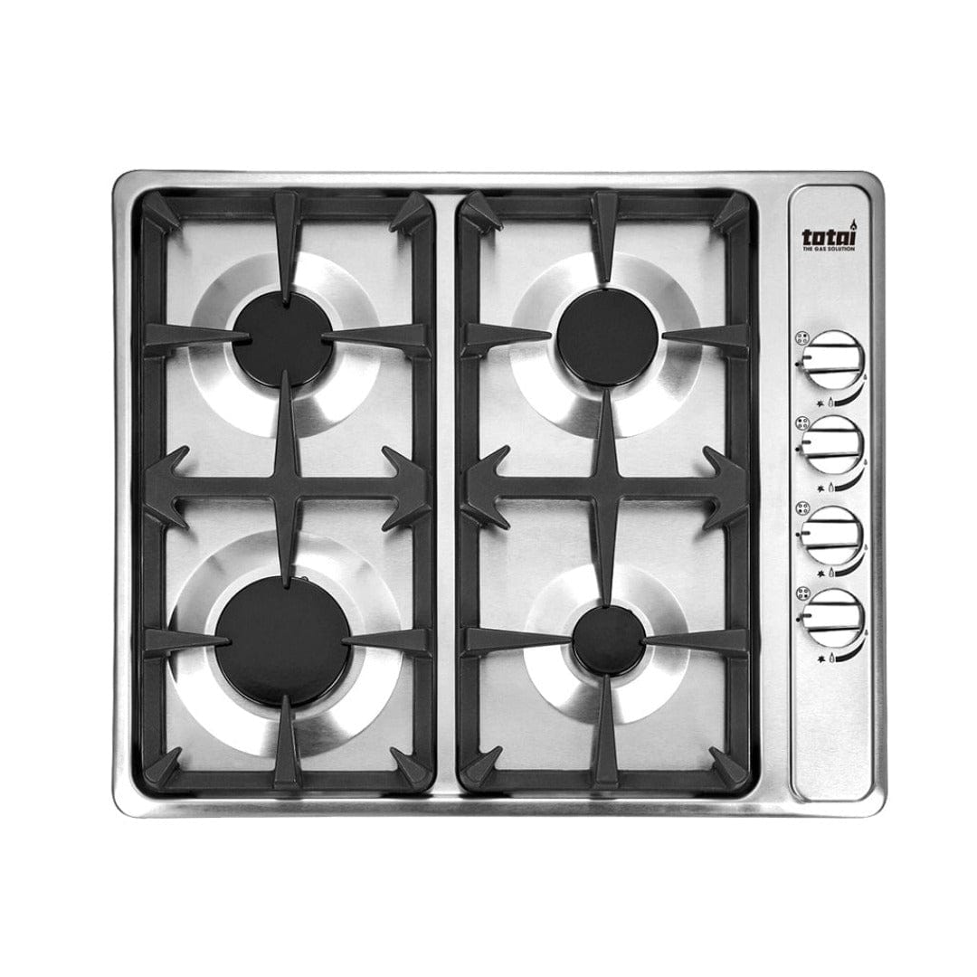 Totai Gas Hob TOTAI 60CM 4 BURNER GAS HOB- STAINLESS STEEL 26/TOTG4502CB (7207555825753)