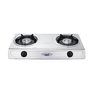 Totai Gas Stove Totai Hot Plate 2 Burner Polished Stainless Steel Gas Stove 26/011A (4352984678489)