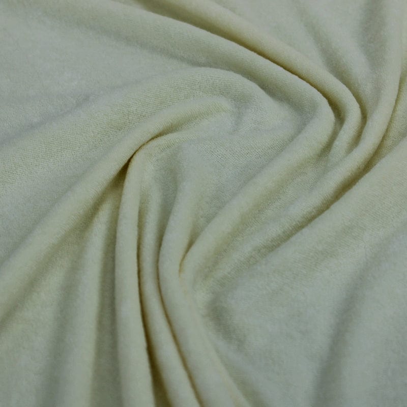 TOWELING Dress Fabrics Polyester Stretch Toweling Fabric 150 cm (6634488397913)