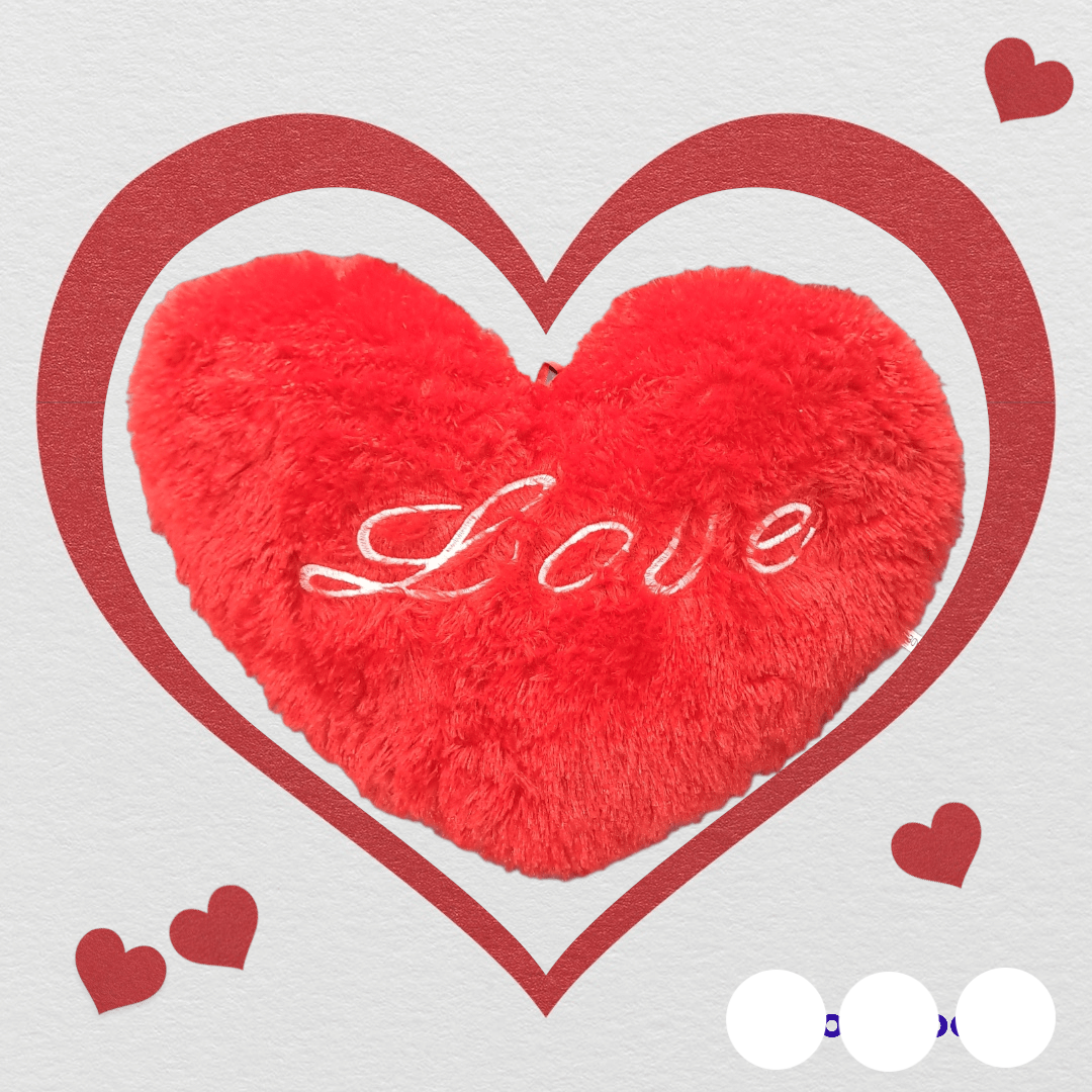 Toys Babies & Kids Heart Med Cushion 42cm (7234913894489)