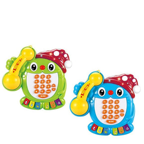 Toys TOY PHONE My Baby Elves Phone Baby Multi-Function Toy Learn and Play Music 877 (4705006288985)