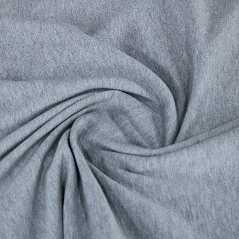 TRACKSUITING Dress Fabrics Grey Two Thread Brushed Track-suiting Fabric 150 cm (6555630731353)
