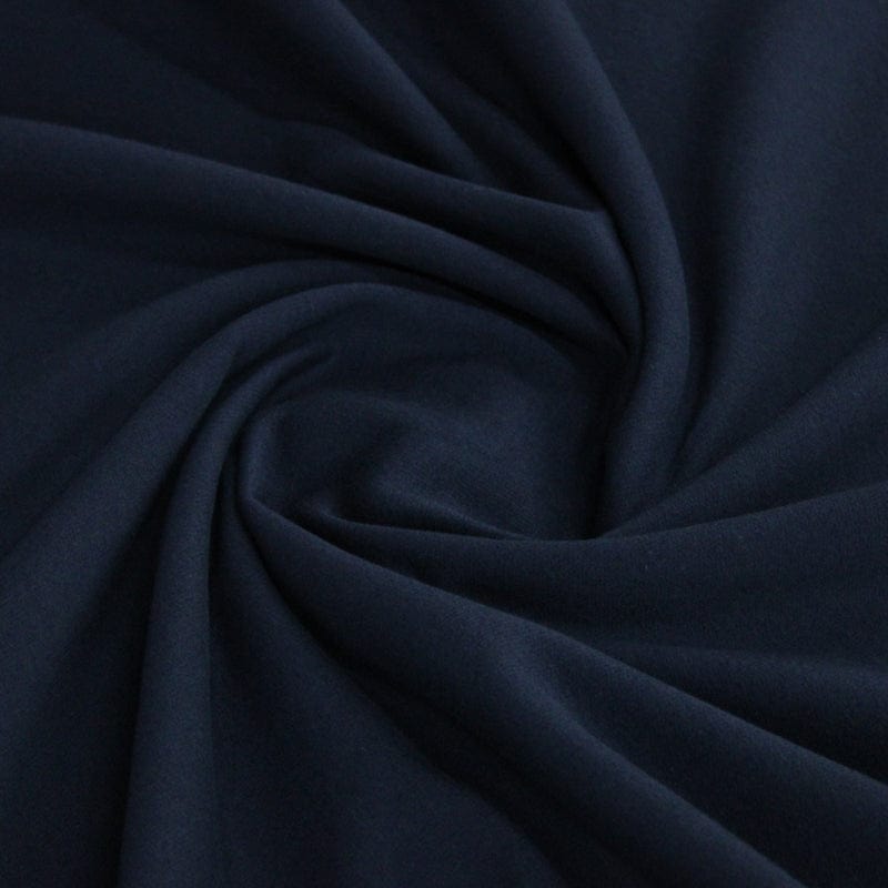 TRACKSUITING Dress Fabrics Navy Two Thread Brushed Track-suiting Fabric 150 cm (6555630731353)