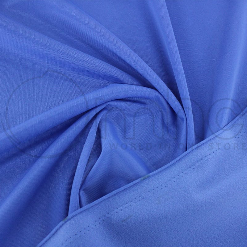 TRACKSUITING Dress Fabrics Powder Blue Triacetate Fabric 150cm (7241163309145)
