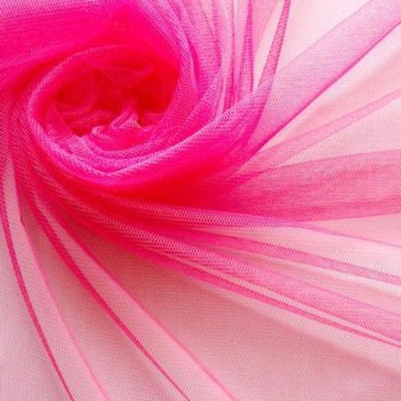 TULLE Dress Fabrics Cerise 300 cm Nylon Tulle Fabric 300cm (4758862987353)