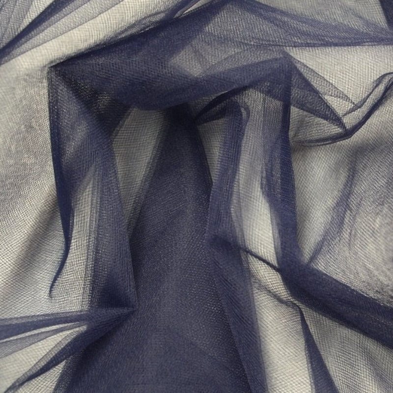 TULLE Dress Fabrics Navy 300 cm Nylon Tulle Fabric 300cm (4758862987353)