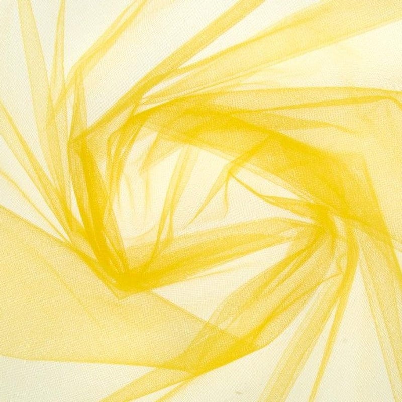 TULLE Dress Fabrics Yellow 300 cm Nylon Tulle Fabric 300cm (4758862987353)