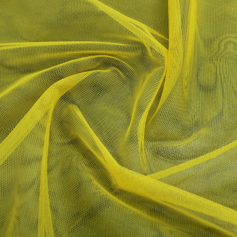 TULLE Dress Fabrics Yellow Soft Tulle Fabric 150 cm (6561918976089)