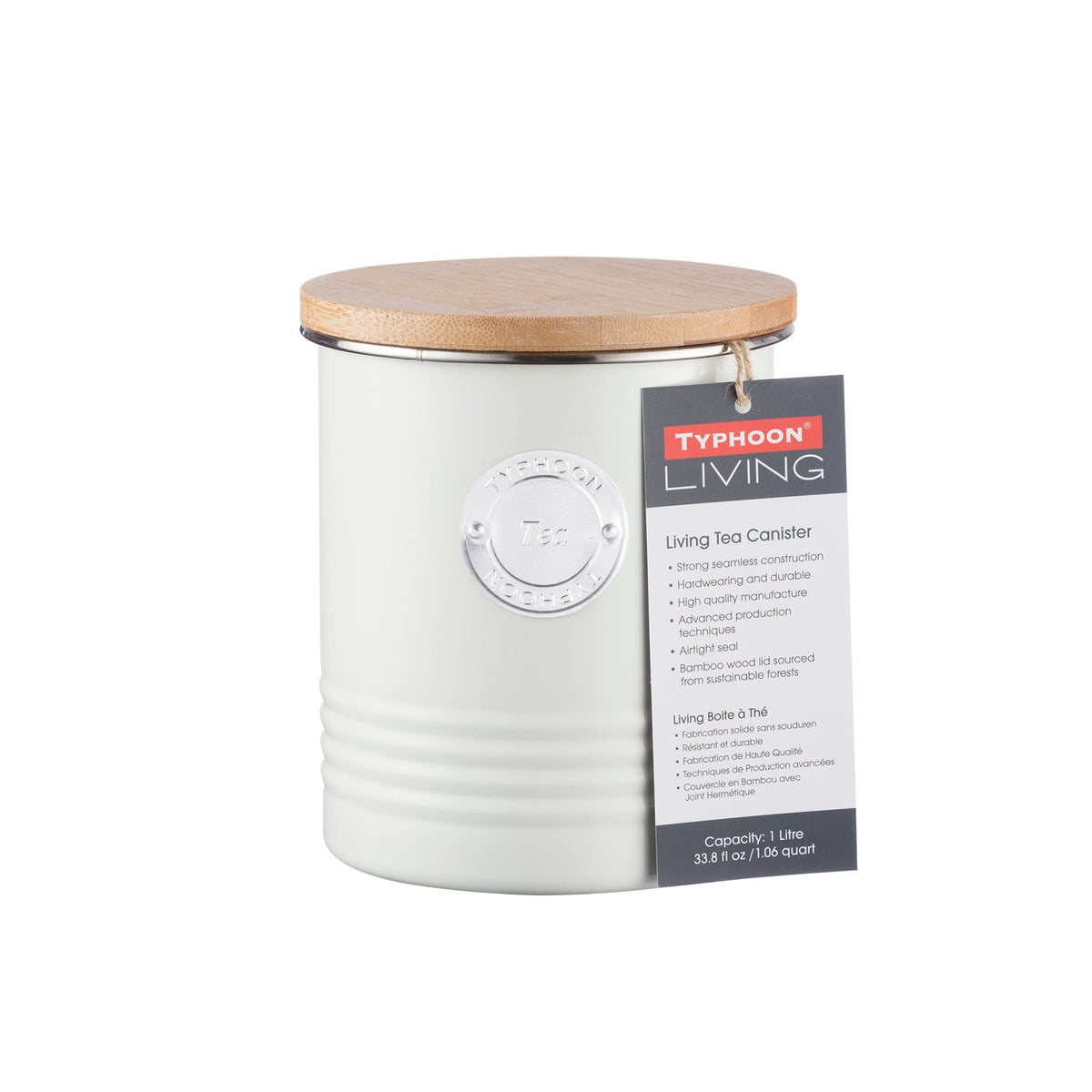 Typhoon CANISTER Typhoon Living Cream Tea Canister TY1400974 (7200810926169)