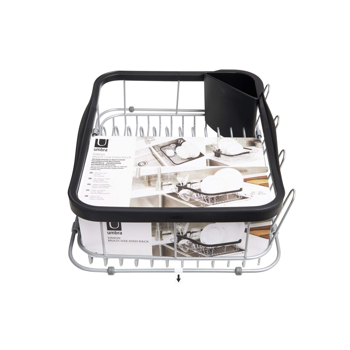 Umbra DISH RACK Umbra Sinkin 3 in1 Dish Rack Black Nickel UMB1004292047 (7277761527897)