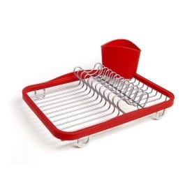 Umbra DISH RACK Umbra Sinkin Dish Rack Red & Nickel UMB330065718 (7277775683673)