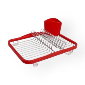 Umbra DISH RACK Umbra Sinkin Dish Rack Red & Nickel UMB330065718 (7277775683673)