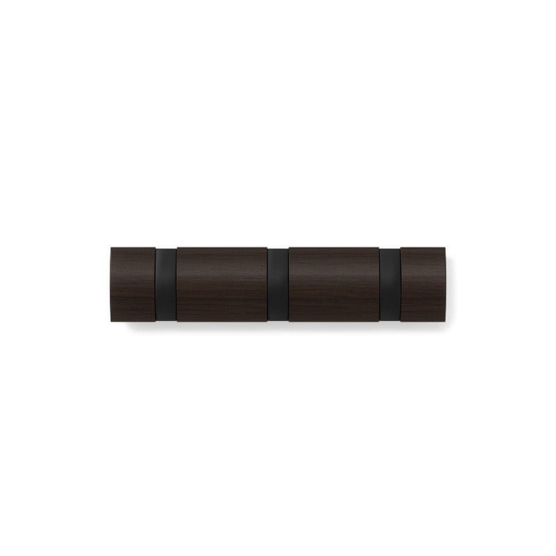 Umbra Flip Hook Umbra Flip Hook Set of 3 Black & Walnut (7203346776153)