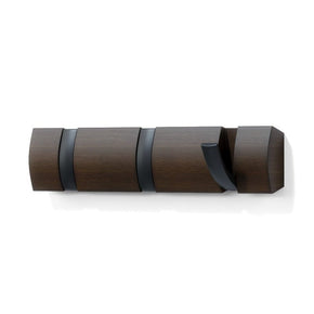 Umbra Flip Hook Umbra Flip Hook Set of 3 Black & Walnut (7203346776153)