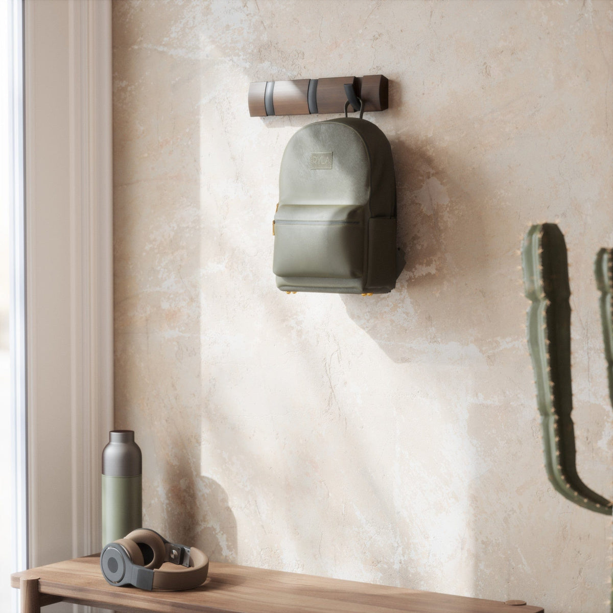 Umbra Flip Hook Umbra Flip Hook Set of 3 Black & Walnut (7203346776153)