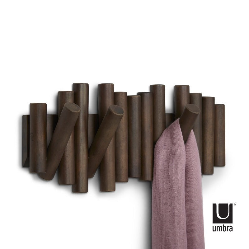 Umbra Flip Hook Umbra Picket Rail Hook Walnut (7203387375705)