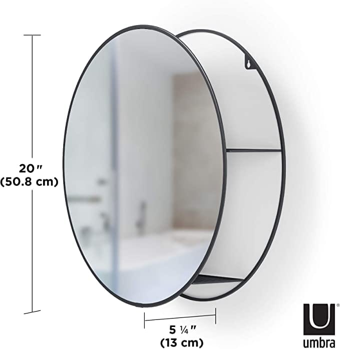 Umbra Mirror Umbra Cirko Mirror Black UMB1013194040 (7277897744473)