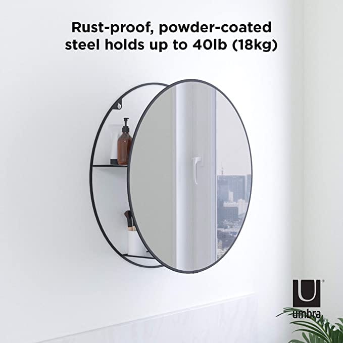 Umbra Mirror Umbra Cirko Mirror Black UMB1013194040 (7277897744473)