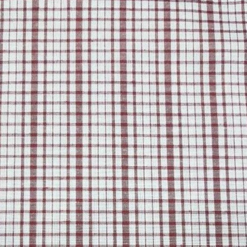 UNIFORM FABRIC Dress Fabrics School Checks Fabric Maroon (4773164875865)