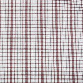 UNIFORM FABRIC Dress Fabrics School Checks Fabric Maroon (4773164875865)