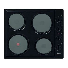 Univa Electric Hob Univa 4 Plate Solid Hob Black U156B (7237424676953)