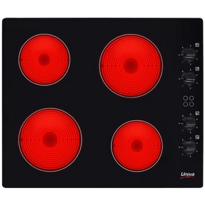 Univa Electric Hob Univa 600 Ceran Hob Black U156C (7237412814937)