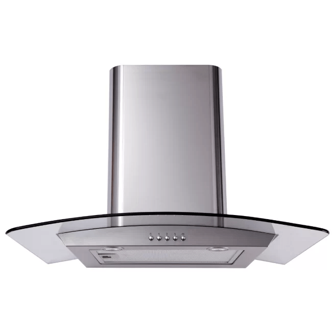 Univa extractor Univa 60cm Curved Glass Chimney Cookerhood Stainless Steel U600SCG (7251821953113)