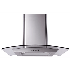 Univa extractor Univa 60cm Curved Glass Chimney Cookerhood Stainless Steel U600SCG (7251821953113)