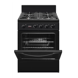 Univa Gas Stove Univa  600mm Gas Stove Black UG016BI (7252356497497)